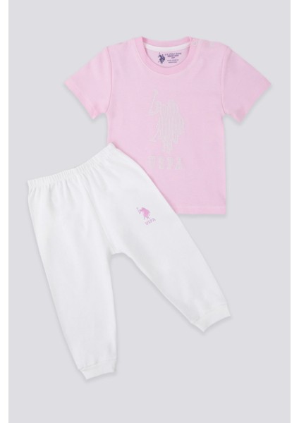 Light Tones Pink Açık Pembe Bebek T-shirt Takım modelleri