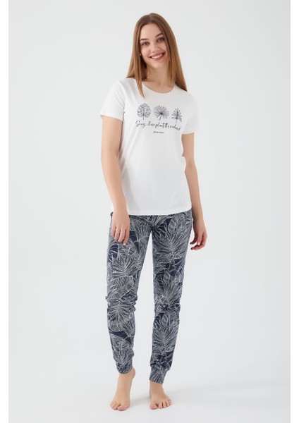 The Weekand Plan Krem Kadın Kısa Kol Pijama Takım fiyatları