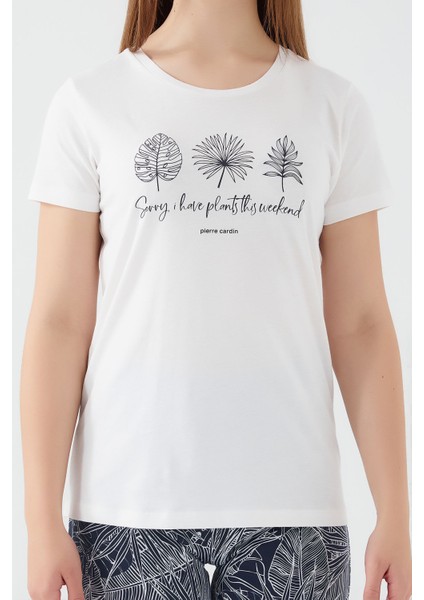 The Weekand Plan Krem Kadın Kısa Kol Pijama Takım fırsatları