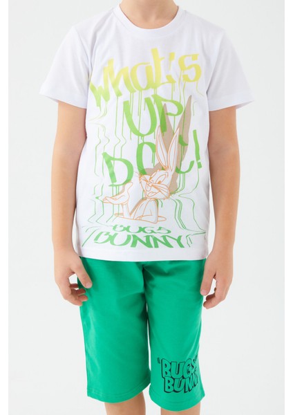 Whats Up Doc Beyaz Erkek Çocuk Kapri Takım fiyatları