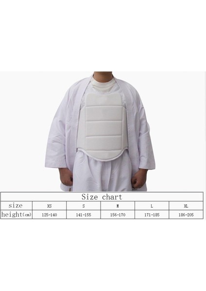 2x Gençlik Yetişkin Karate Göğüs Koruyucusu Makara Boks Göğüs Guard Spor L Beden S (Yurt Dışından)