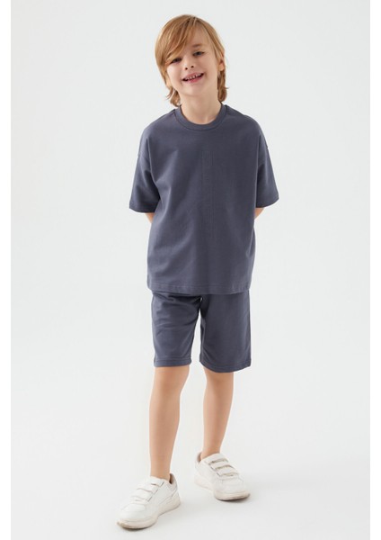 You Never Know Mor Erkek Çocuk Bermuda Takım modelleri