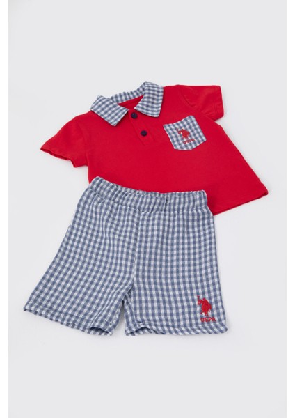Cool Chic Kırmızı Bebek Polo Yaka T-shirt Takım fiyatları