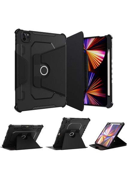 Ipad Pro 11 Için 360 Derece Durumu 2022/2021/2020/2018 (Yurt Dışından)