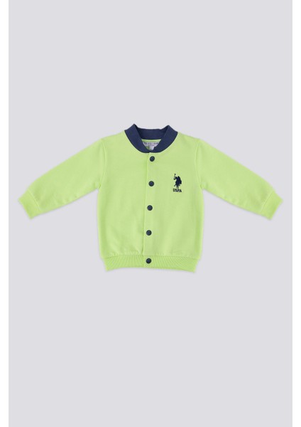 U.s. Polo Assn Magnificent Yeşil Bebek Hırka