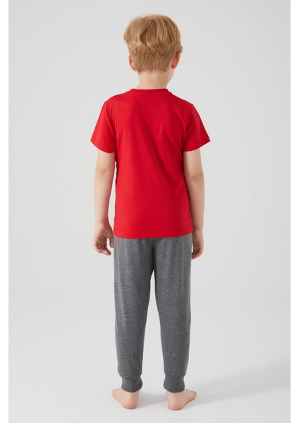 Ring Kırmızı Erkek Çocuk Kısa Kol Pijama Takım modelleri
