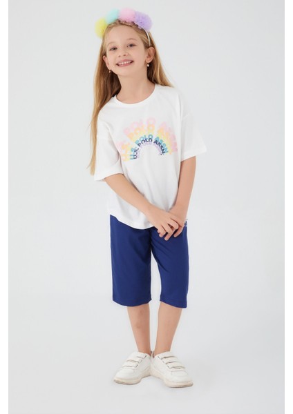 Inclined Writings Krem Kız Çocuk Kapri Takım fiyatları