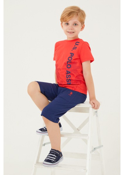 Pomegranate Flower Nar Rengi Erkek Çocuk Kapri Takım