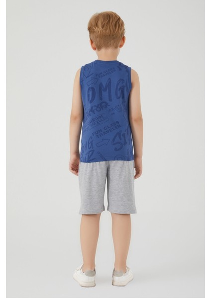 Adventure Mavi Erkek Çocuk Bermuda Takım indirimleri
