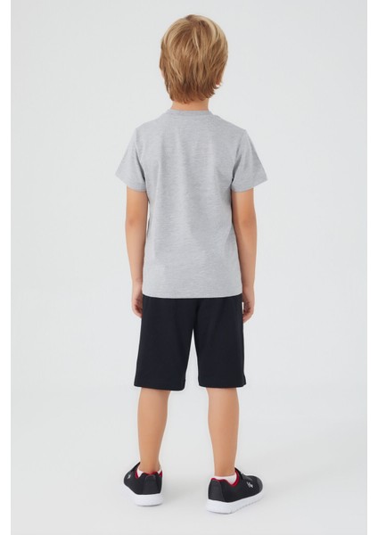 Urban Wears Gri Melanj Erkek Çocuk Bermuda Takım indirimleri