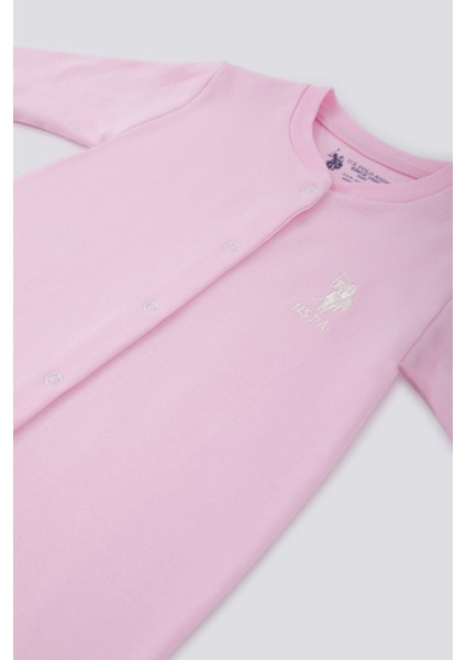 U.s. Polo Assn Cute Pinks Açık Pembe Bebek Tulum