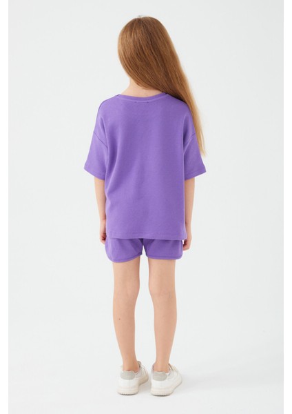 Sweet Pink Mor Kız Çocuk Şort Takım indirimleri