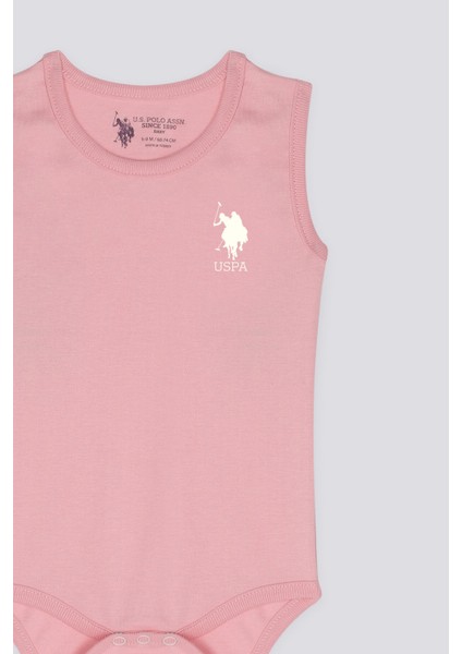 U.s. Polo Assn Happiness Toz Pembe Bebek Body Zıbın