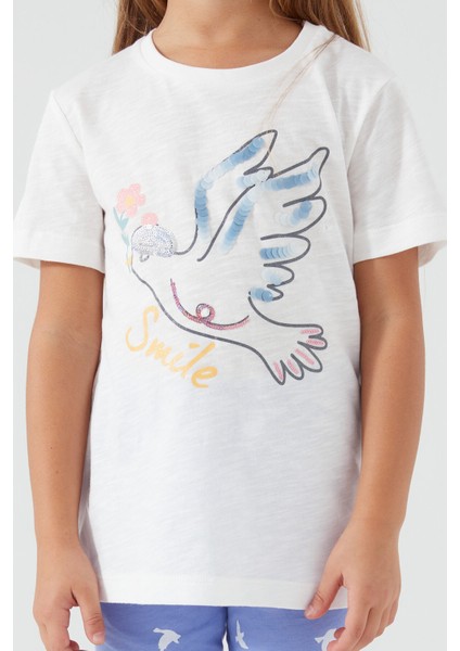 Bird Smile Krem Kız Çocuk Tayt Takım fırsatları