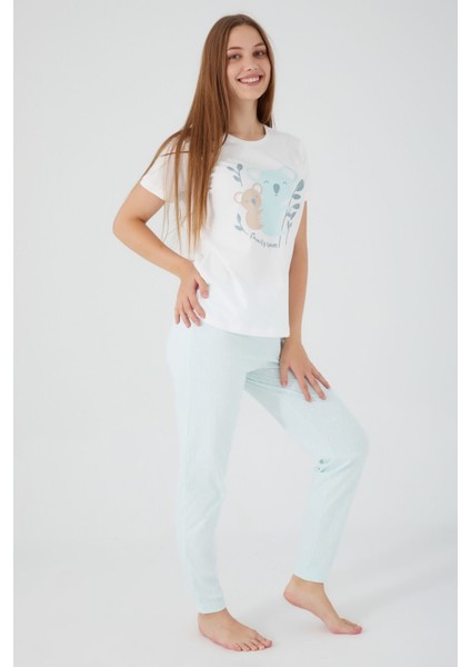 Bears Krem Kadın Kısa Kol Pijama Takım fiyatları