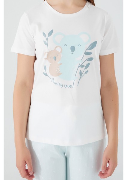 Bears Krem Kadın Kısa Kol Pijama Takım fırsatları