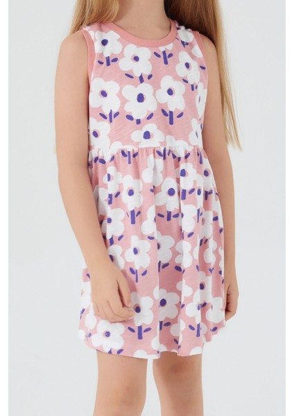 Florals Pembe Kız Çocuk Elbise fırsatları