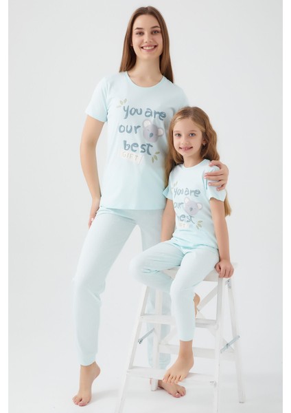 Gift Yeşil Kız Çocuk Kısa Kol Pijama Takım fiyatları