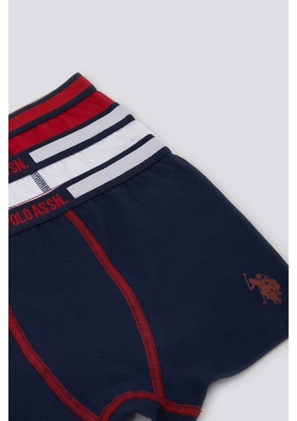 U.s. Polo Assn Lane Beyaz Erkek Çocuk 3lü Boxer