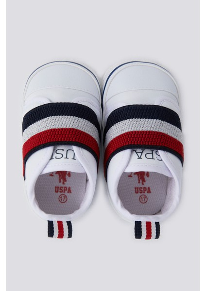 U.s. Polo Assn Soft Texture Beyaz Bebek Ayakkabı