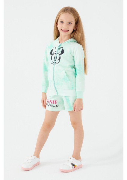 Sweet Blue Mouse Açık Mavi Kız Çocuk Şort Takım