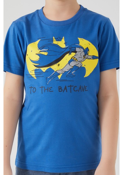 To Do Batcave Mavi Erkek Çocuk Kapri Takım