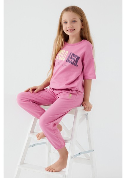 Sea Blue Beyaz Kız Çocuk Kısa Kol Pijama Takım