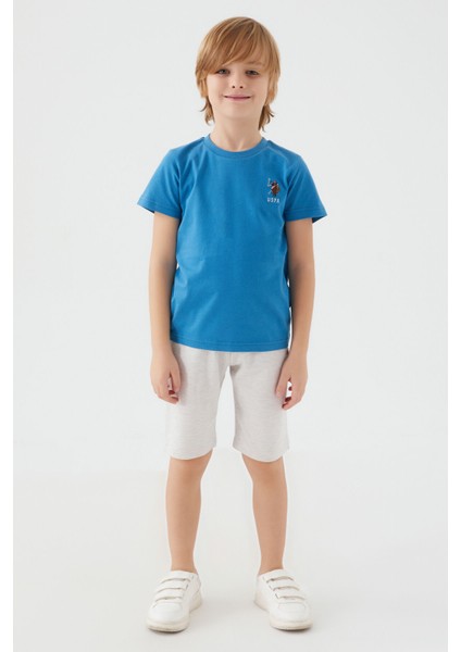 Light Blue Mavi Erkek Çocuk Bermuda Takım
