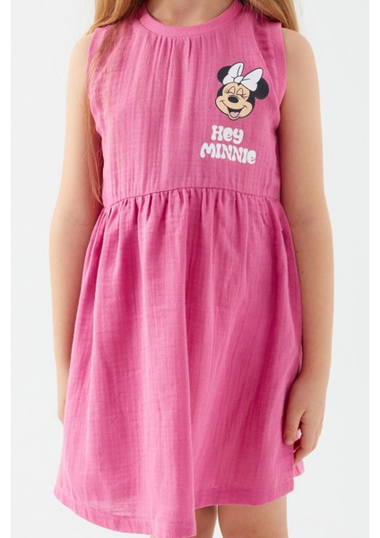 Hey Minnie Pembe Kız Çocuk Gecelik