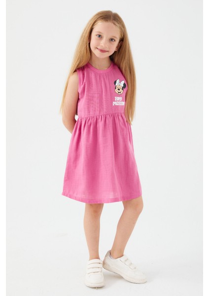 Hey Minnie Pembe Kız Çocuk Gecelik