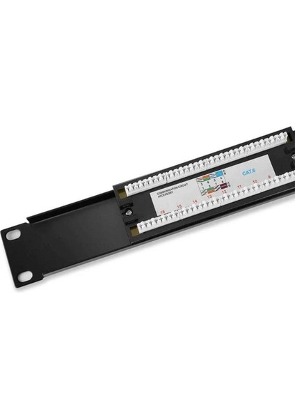 16 Port Cat6 Patch Panel