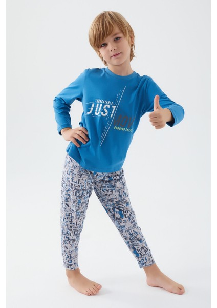 Move Running Faster Yeşil Erkek Çocuk Kısa Kol Pijama Takım modelleri