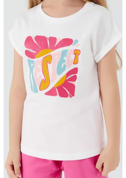 Respect Krem Kız Çocuk Şort Takım fırsatları