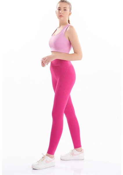 Kadın Karyoka Dikiş Detaylı Toparlayıcı Spor Tayt 7113 modelleri