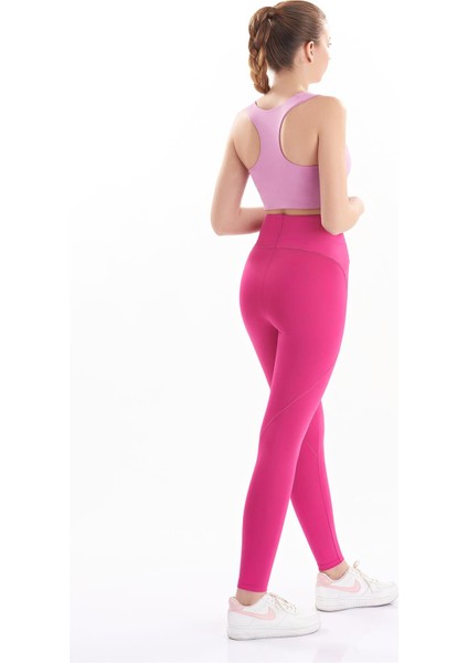 Kadın Karyoka Dikiş Detaylı Toparlayıcı Spor Tayt 7113 fırsatları