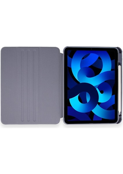 Apple Ipad Pro 4. Nesil M2 Çip 2022 Uyumlu 360 Dönebilen Kalem Bölmeli Standlı Kılıf