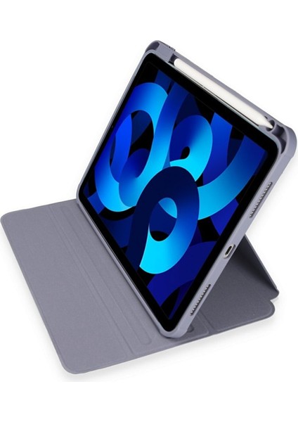 Apple Ipad Pro 4. Nesil M2 Çip 2022 Uyumlu 360 Dönebilen Kalem Bölmeli Standlı Kılıf