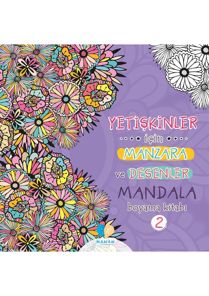 Yetişkinler Için Mandala Boyama Kitabı 4 Adet indirimleri