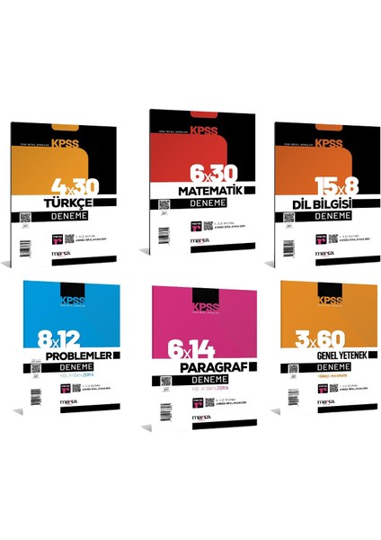 2024 KPSS Genel Yetenek Deneme Sınavı Seti Tamamı Video Çözümlü 6 Parça