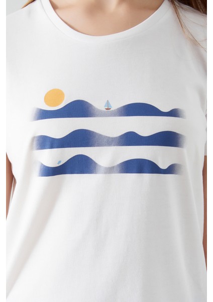 Sun And Sea Krem Kadın Kısa Kol Pijama Takım indirimleri