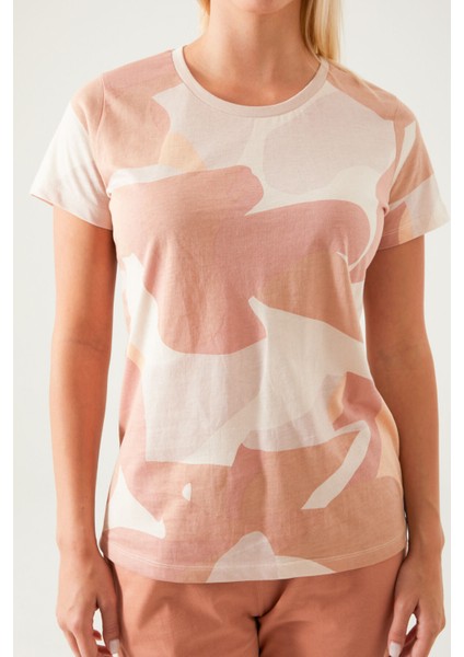 Cute Bej Kadın Kısa Kol Pijama Takım indirimleri