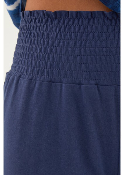 Diagonal Lacivert Kadın Kısa Kol Pijama Takım fırsatları