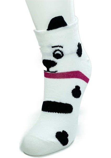 3 Çift Köpek Temalı 3 Boyutlu Kulaklı Pamuklu Yumuşak Kadın Bilek Çorap fiyatları