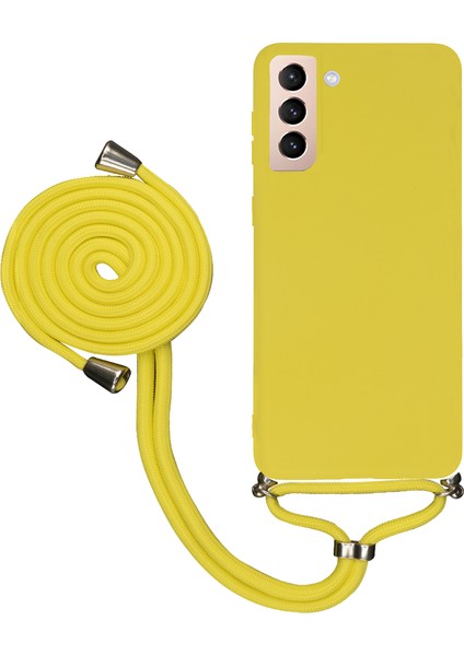 Samsung Galaxy Note 20 Ultra N985 Uyumlu Kılıf Silikon Boyundan Askılı Ipli Lansman Kapak Renkli Tpu