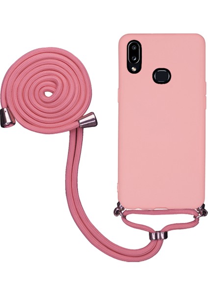 Huawei Y9 Prime 2019 Uyumlu Kılıf Silikon Boyundan Askılı Ipli Lansman Kapak Renkli Tpu