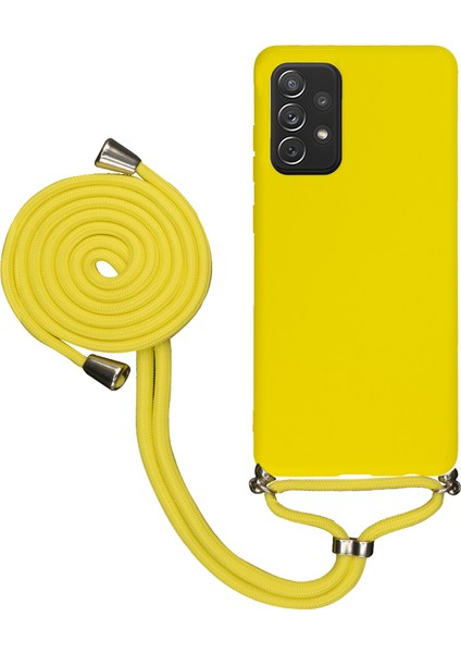 Xiaomi Mi Note 10 Lite Uyumlu Kılıf Silikon Boyundan Askılı Ipli Lansman Kapak Renkli Tpu