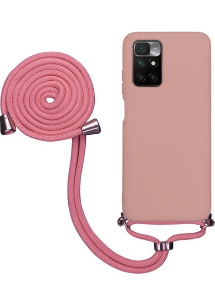 Xiaomi Mi 11T Uyumlu Kılıf Silikon Boyundan Askılı Ipli Lansman Kapak Renkli Tpu