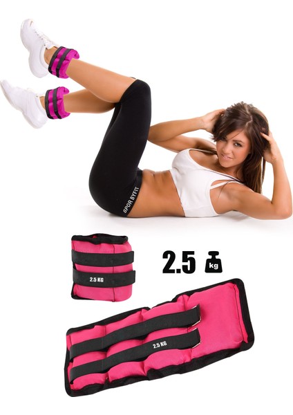 Pembe El Veya Ayak Bileği Ağırlığı