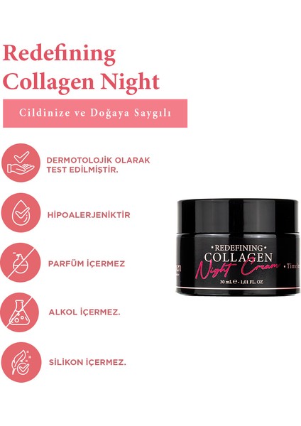 Pureexen Cosmetıcs Laboratory Redefining Collagen Night –tüm Ciltler Için Nemlendirici Gece Kremi indirimleri