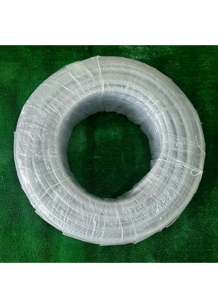 1/2" Süper Mavi Pvc Şeffaf Örgülü Sulama Hortumu 100 Metre Bahçe Tarla Sulama Hortum